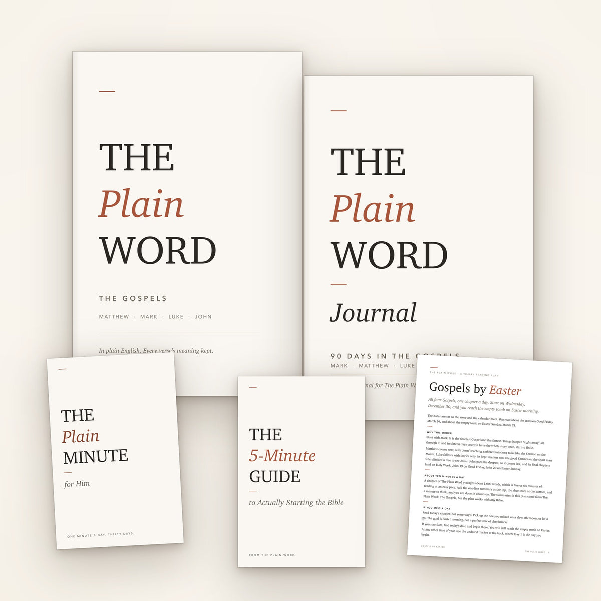The Reader's Set with The Plain Minute for Him