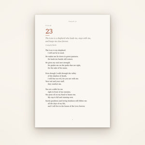 A pilot page: Psalm 23