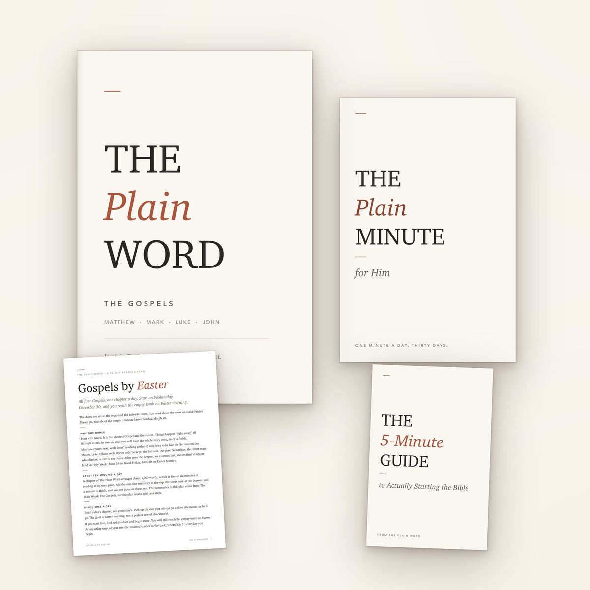 The Starter Set with The Plain Minute for Him